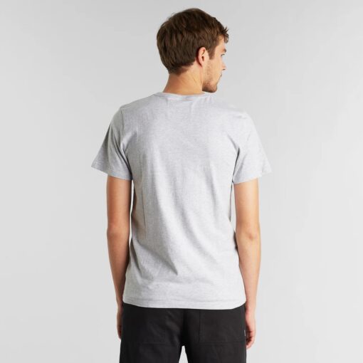 Dedicated Stockholm Vegan Dino T-särk Grey Melange - Image 3