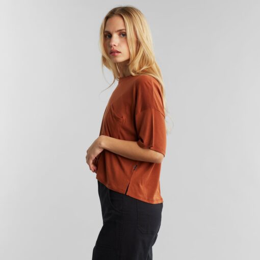 Dedicated T-särk Kivik Mocha Brown - Image 3