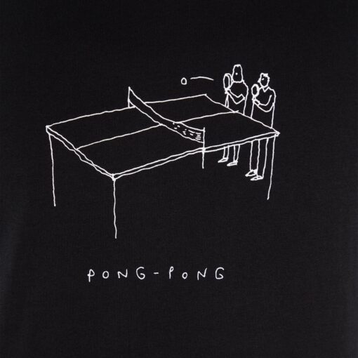 Dedicated Stockholm Pong Pong T-särk Must