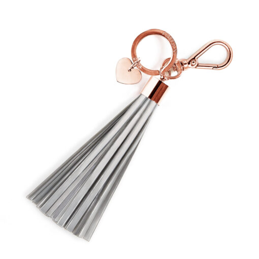 Firefly Reflective Tassel Grey Sky / Rose Gold