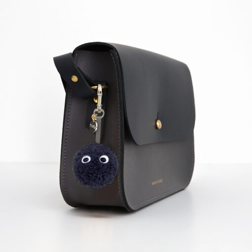 Firefly Reflective Pom Pom with Eyes Navy - Image 2