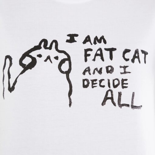 Dedicated T-särk Mysen Fat Cat Valge