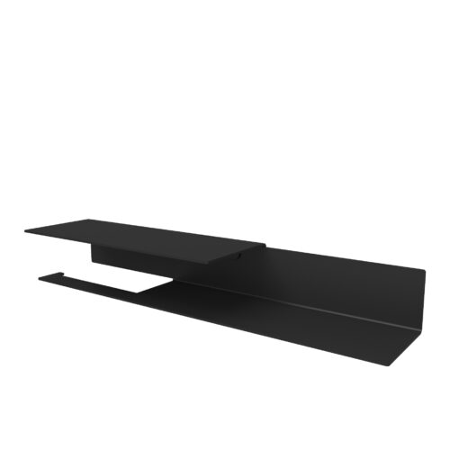 Fink Berno L Toilet Paper Holder Midnight Black 37cm