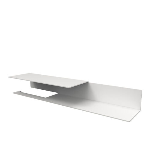 Fink Berno L riiuliga WC-paberihoidja Polar White 37cm
