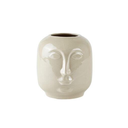 Villa Collection "Head" Vaas Cream