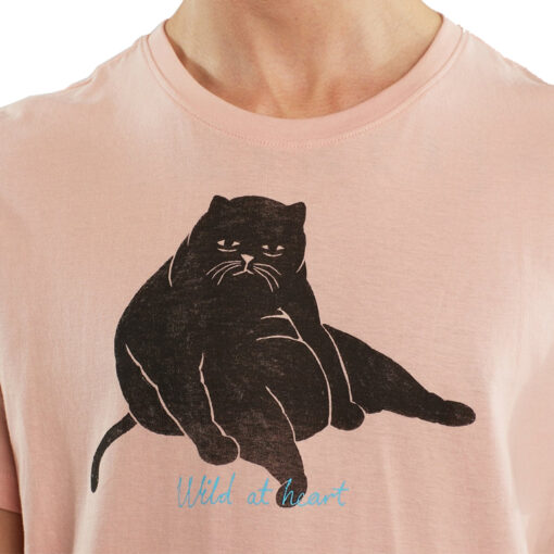 Dedicated T-shirt Stockholm Wild At Heart Pink