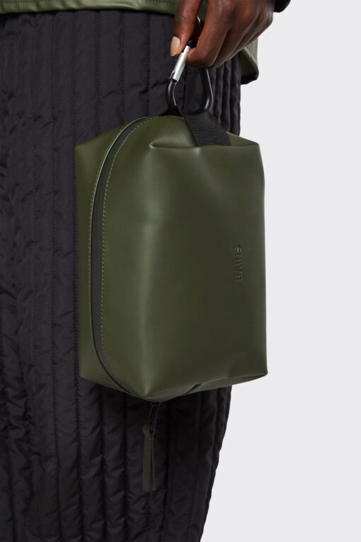 Rains Wash Bag Small Evergreen - Image 2