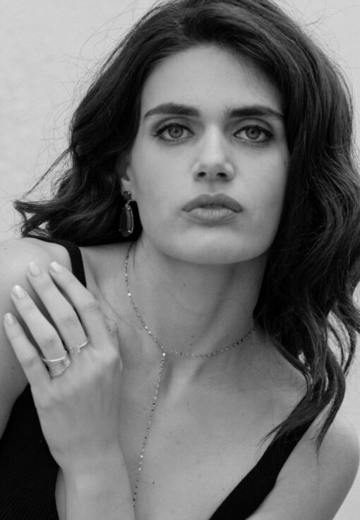 Aran Y-shaped Choker Silver - Image 3