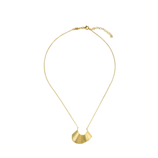 Aran Wave Gold Necklace