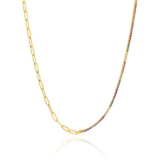 Aran Tennis Chain Gold Choker