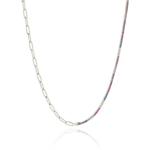 Aran Tennis Choker kaelakee, hõbe 925