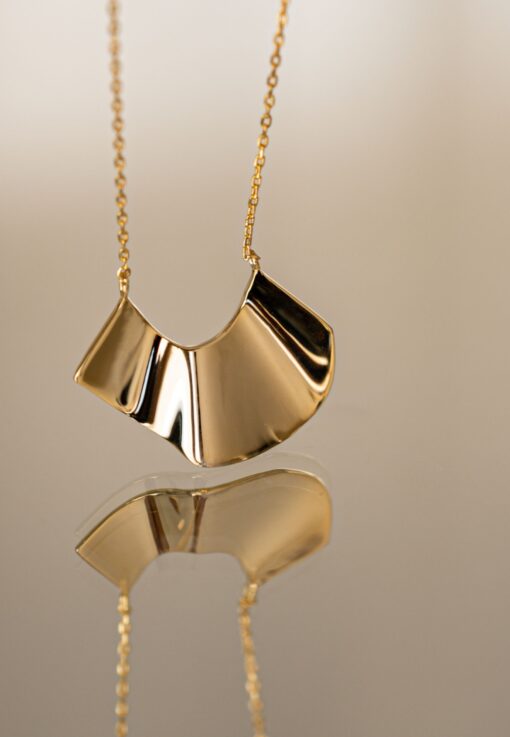 Aran Wave Gold Necklace - Image 5
