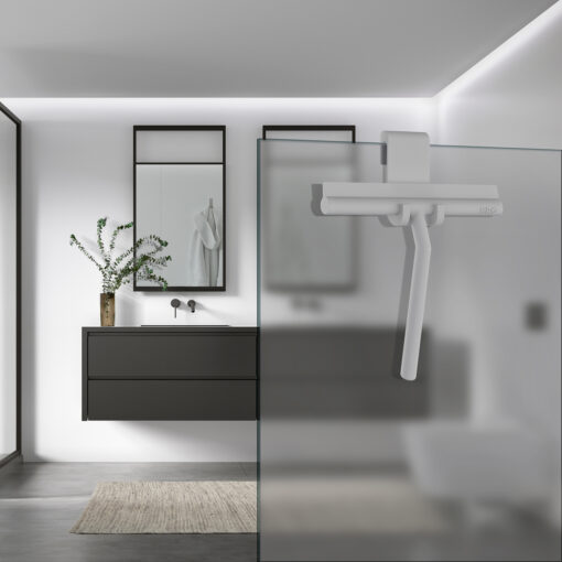 Beslagsboden Shower Wiper With Holder Grey - Image 2