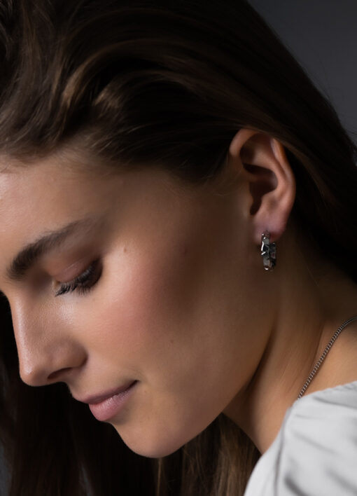 Skultuna Morph Earring Petite Silver Plated - Image 2