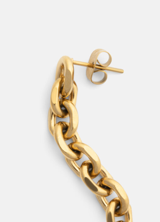 Skultuna Unité Chain Earring Gold Plated - Image 5