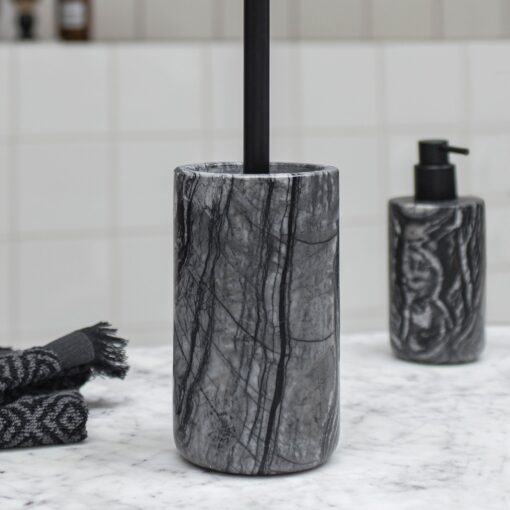 Mette Ditmer Marble Dispenser Tall Black / Grey - Image 3