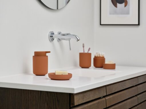 Zone Ume Toothbrush Mug Terracotta - Image 4