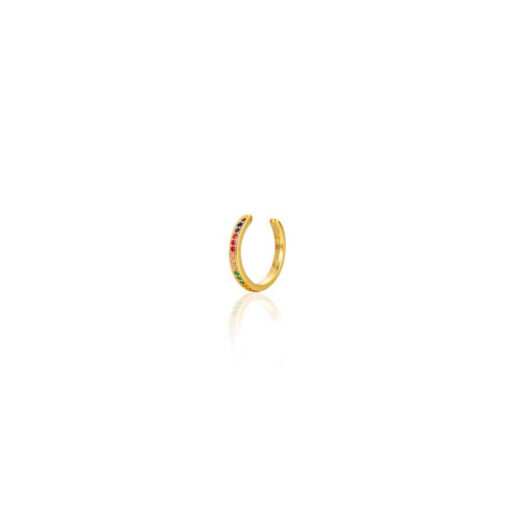 Aran Rainbow Gold Ear Cuff