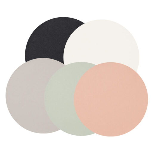 Modern Placemat Synthetic Leather Black - Image 3