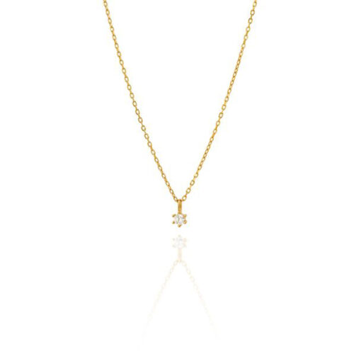 Aran Hexagon kaelakee 925, kullatud 24K