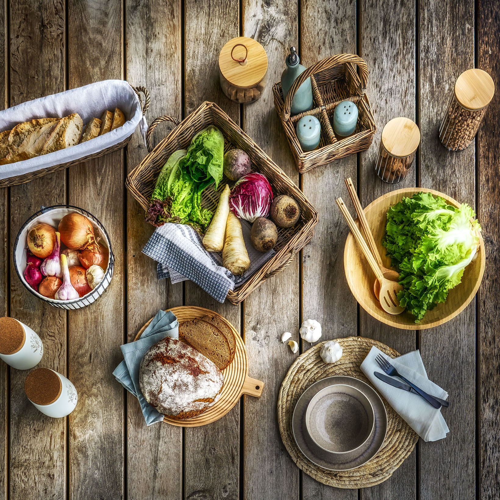 Cutting Board "Stripes" Round - Image 8