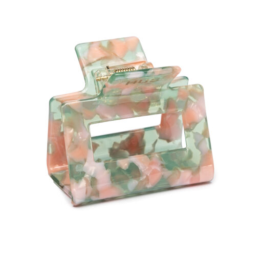 HUS Mia Pink and Green Hair Clip