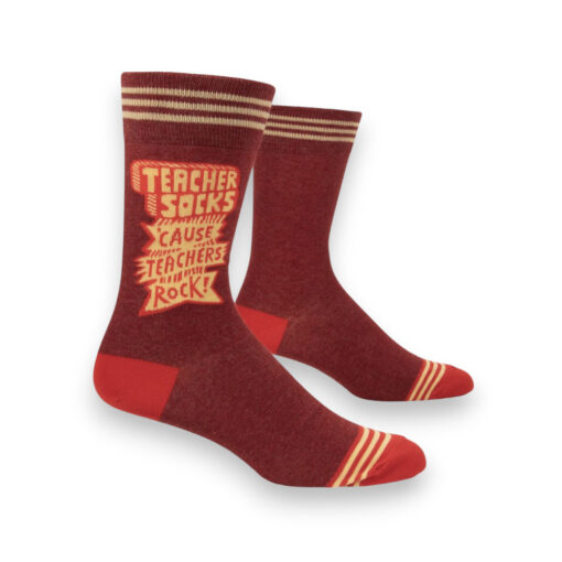 BlueQ Teachers Socks 'Cause Teachers Rock! Socks