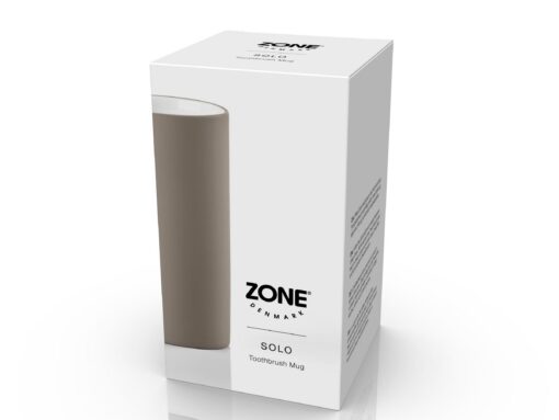 Zone Solo Toothbrush Mug Taupe - Image 3