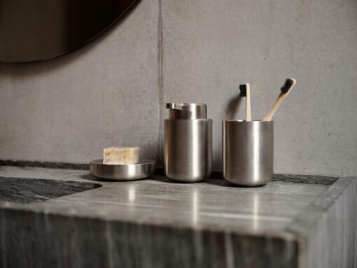 Zone Ume Toothbrush Mug Steel - Image 2