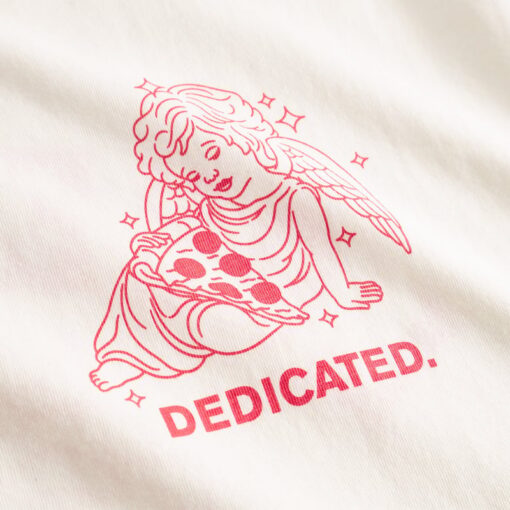 Dedicated T-shirt Stockholm Eternal Pizza Off-White - Image 3