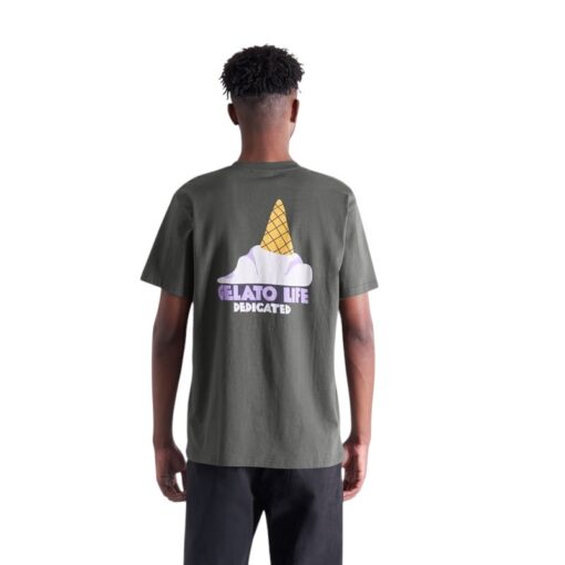 Dedicated T-shirt Stockholm Gelato Life Charcoal