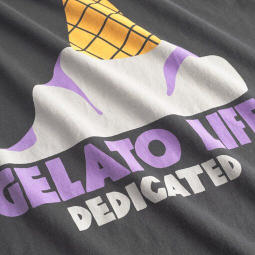 Dedicated T-shirt Stockholm Gelato Life Charcoal - Image 5