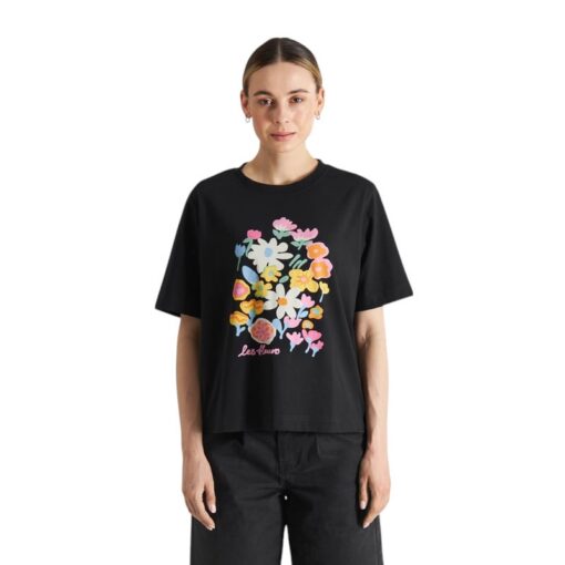 Dedicated T-särk Vadstena Les Fleurs Black