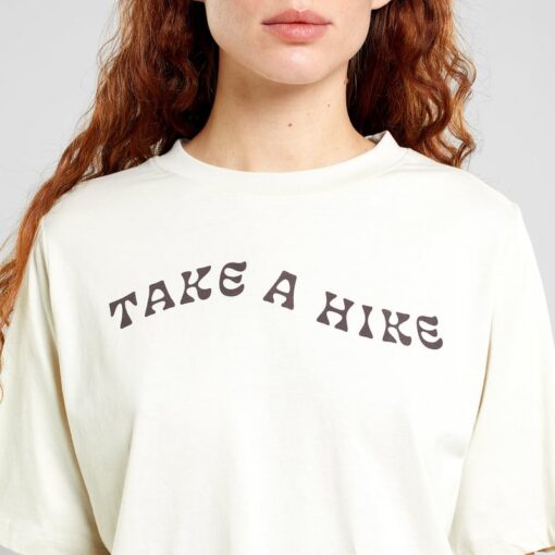 Dedicated T-shirt Vadstena Take a Hike Oat White - Image 4