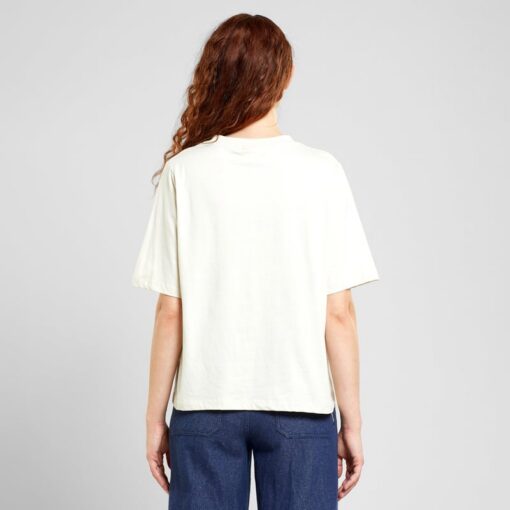Dedicated T-shirt Vadstena Take a Hike Oat White - Image 5