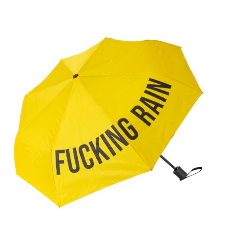 Fisura Kokkupandav vihmavari “F*cking Rain” Kollane