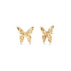 Edblad Butterfly Studs S kõrvarõngad, kullatud 14K