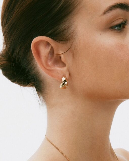 Edblad Helix Studs kõrvarõngad, kullatud 14K - Image 2