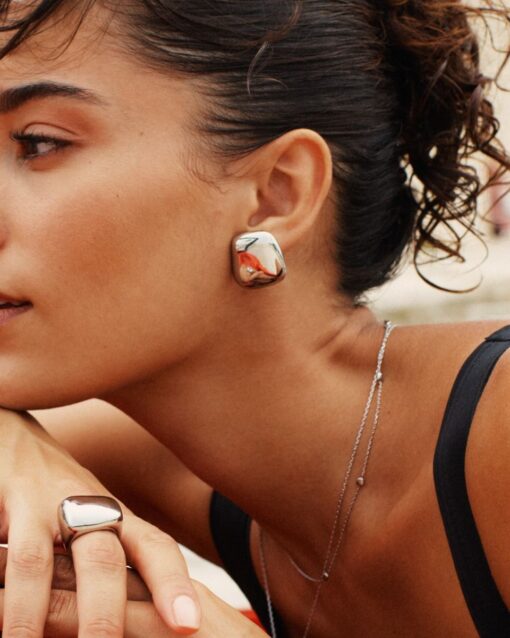 Edblad Mira Studs L kõrvarõngad teras - Image 2