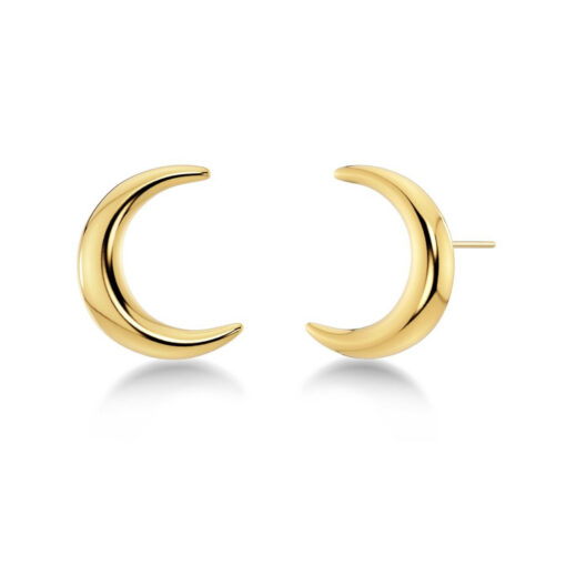 Edblad New Moon Studs L kõrvarõngad, kullatud 14K