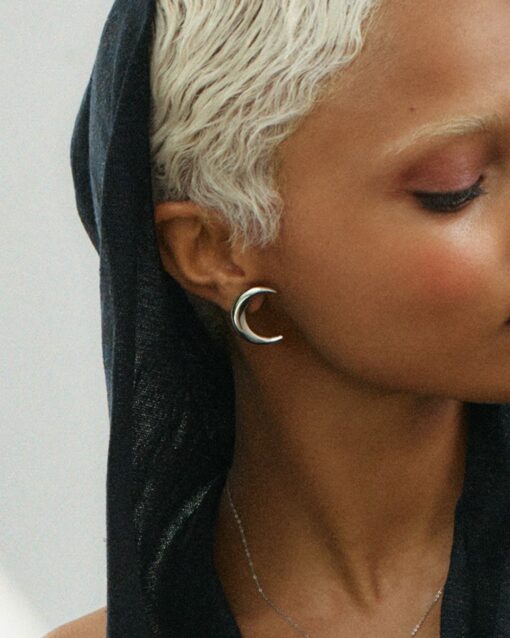 Edblad New Moon Studs L kõrvarõngad teras - Image 3
