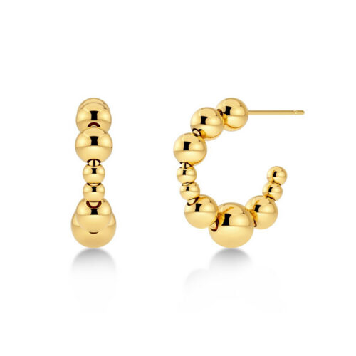 Edblad Sphere Hoops kõrvarõngad, kullatud 14K