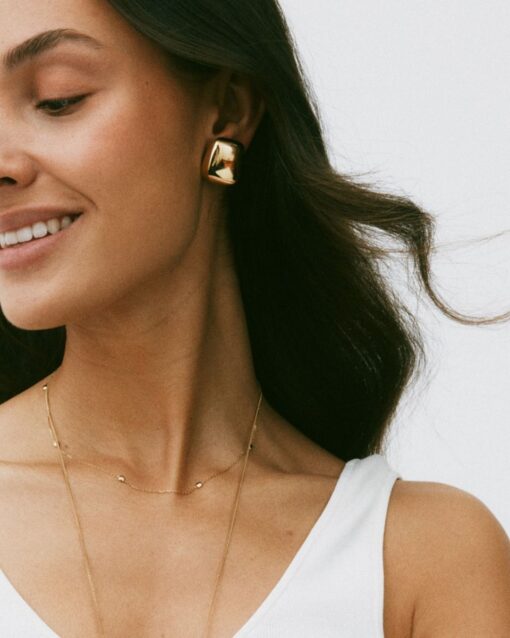 Edblad Mira Studs L kõrvarõngad, kullatud 14K - Image 2