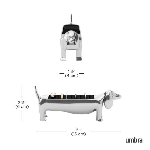 Umbra Dachsie sõrmusehoidja Chrome - Image 7