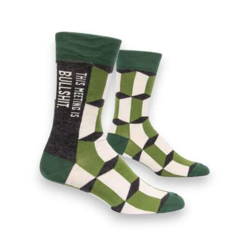 BlueQ This Meeting Is Bullshit Socks