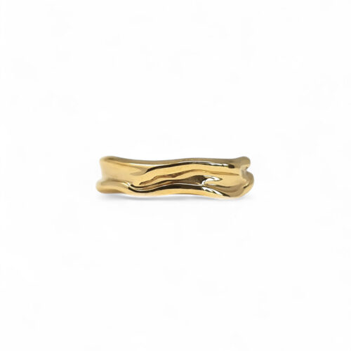 WAY Alps Ring, Gold Plated Steel