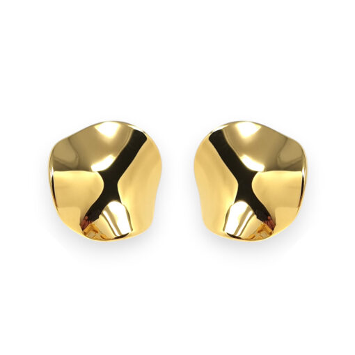 WAY Como Earrings, Gold Plated Steel