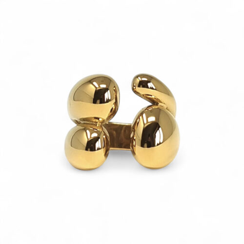 WAY Lara Ring, Gold Plated Steel