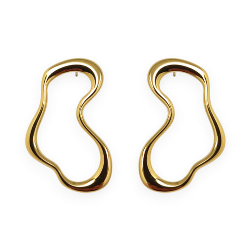 WAY Loire Earrings, Gold Plated Steel