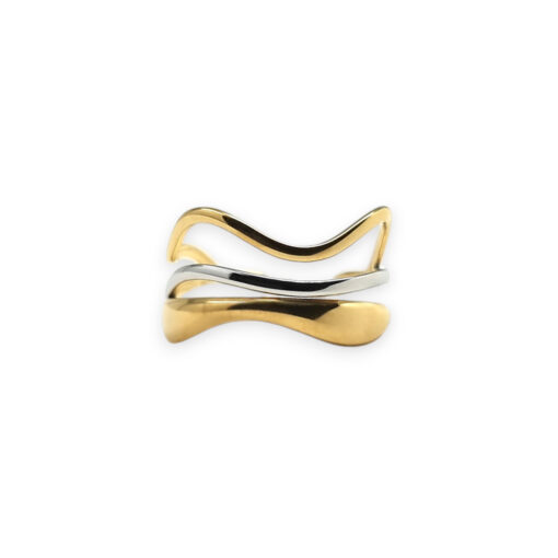 WAY Nida Ring, Gold Plated Steel